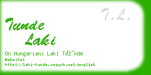 tunde laki business card